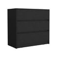 thumbnail image 6 of We Have Furniture Byers 3 Piece Bedroom Set, Nightstand + Dresser+ Armoire, Black Wengue Finish, 6 of 7