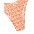thumbnail image 4 of Set Tankini a la perfección a cuadros vichy con decoración de lazo naranja para mujer, 4 of 4
