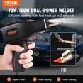 thumbnail image 2 of VEVOR Plastic Welding Kit, 70/150W Dual Power Hot Stapler Plastic Welding Gun, Plastic Car Bumper Repair Kit with 600PCS 6 Types Staples, 2 of 9