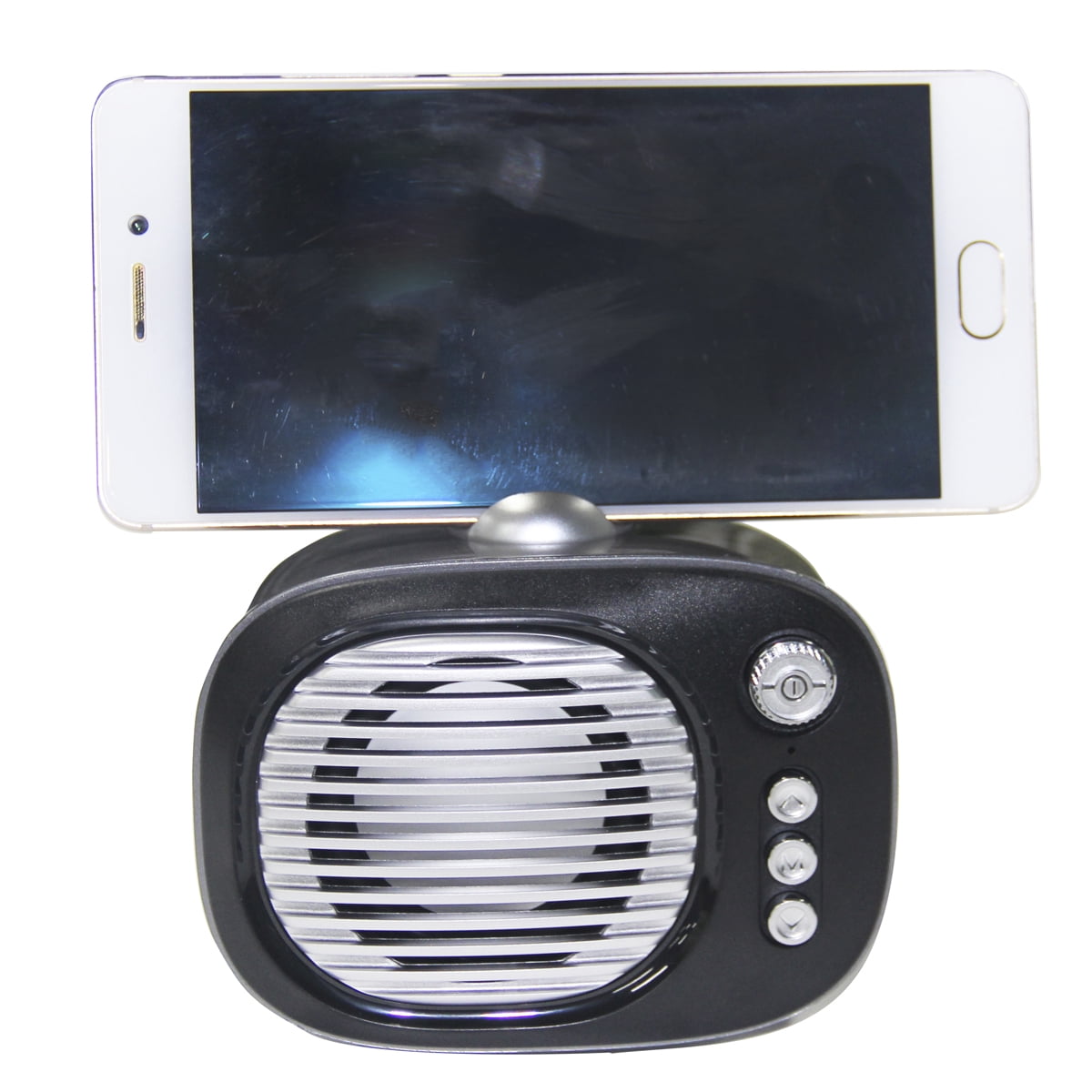 Zunammy 80s Radio Style Retro Vintage Mini Bluetooth Speaker | Small and Easy to Carry - Black