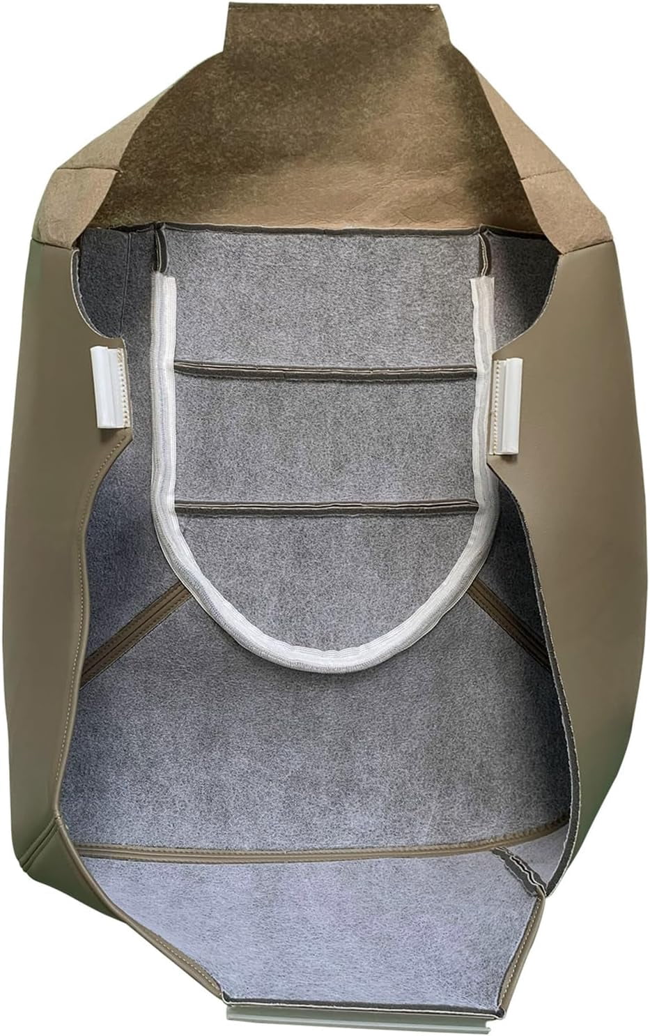 Driver and Passenger Leather Seat Covers Tan Replacement for 1999-2000 F250 350 Lariat XLT