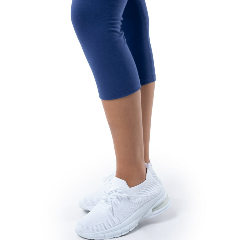 Nike Capri Leggings Womens Size Small Dri-Fit Blue Elastic Waist Active  Running