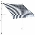 thumbnail image 5 of vidaXL Retractable Awning with Hand Crank Sunshade Shelter for Patio Outdoor, 5 of 55