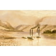thumbnail image 2 of Cranstone, Lefevre James 24x17 White Modern Wood Framed Museum Art Print Titled - The Ohio River near Wheeling, West Virginia, 2 of 4