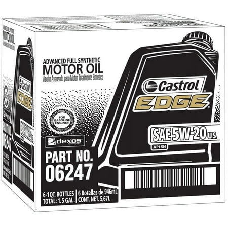 Castrol EDGE 5W-30 --offer valid for in store oil change only