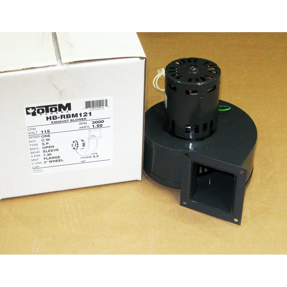 Pellet Stove Blower Motor HBRBM121 for Whitfield 12126109 Fasco 7021