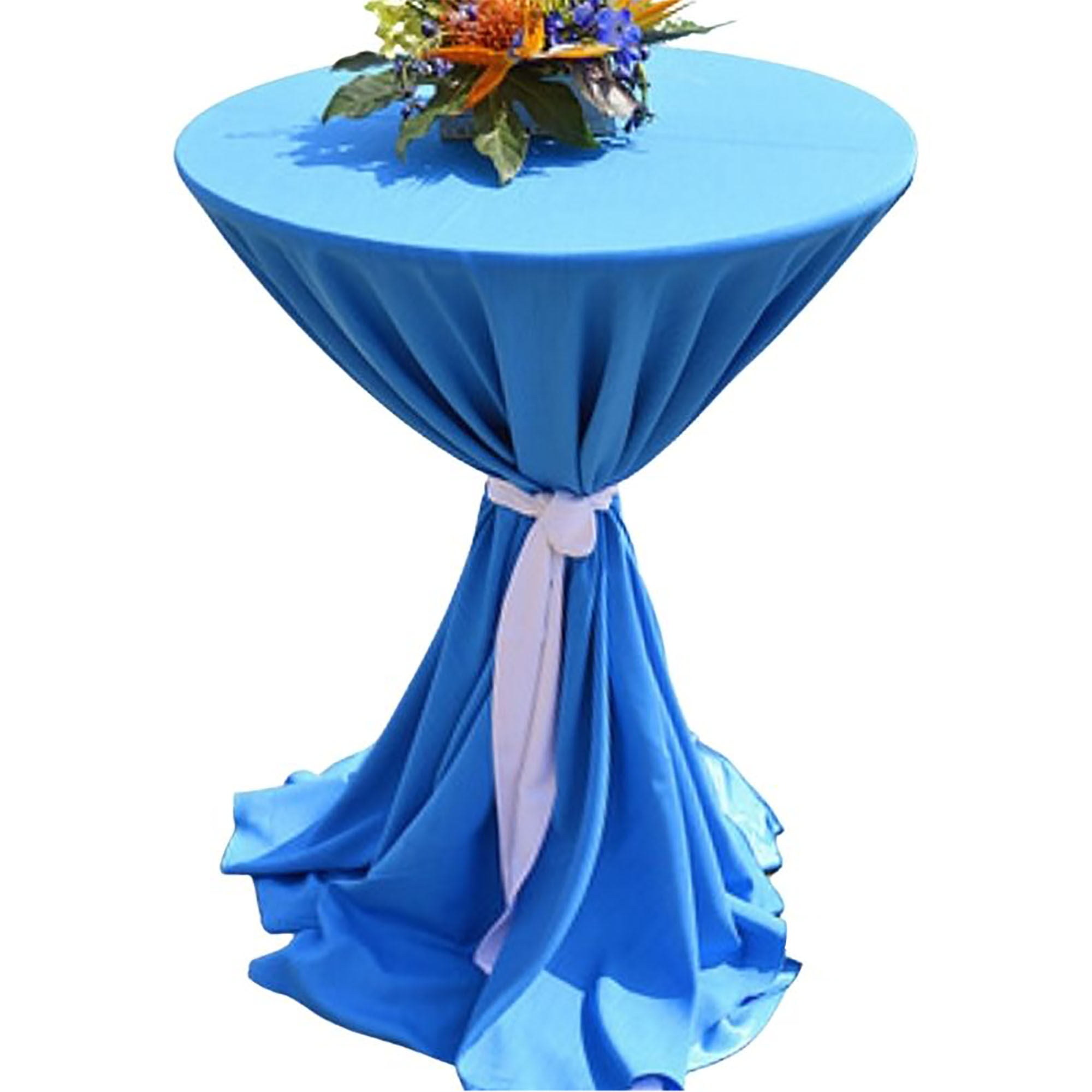 24*43 Inch Cocktail Tablecloth,Multicolor Round Tablecloth,Elegant