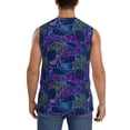 thumbnail image 4 of Balery Turtles Camisetas sin mangas para hombre, absorbe la humedad y protege contra el mal olor.-X-Large, 4 of 7