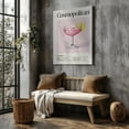 thumbnail image 5 of Cosmopolitan Cocktail Recipe Canvas Wall Art &ndash; Modern Bar Decor, 5 of 10