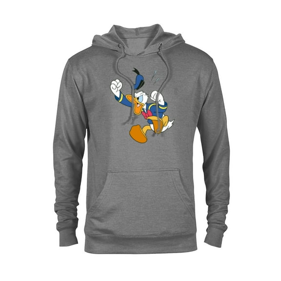Disney Donald Duck Fit of Anger - Pullover Hoodie for Adults -Customized-Graphite Heather