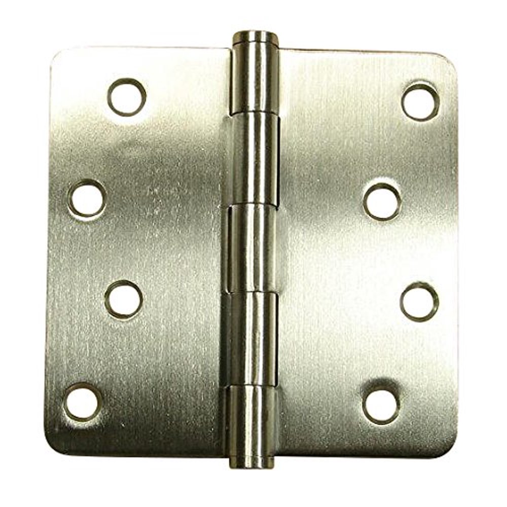 Stainless Steel Security Door Hinges 4" Inch with 1/4" Inch Radius