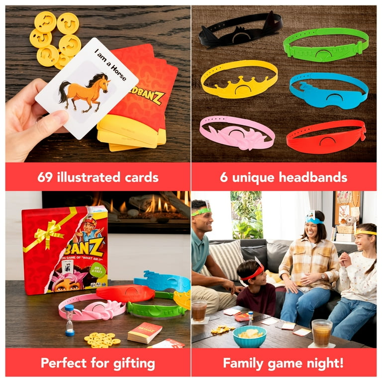Hedbanz Blast Off Guessing Game With 25 Bonus Cards Family Game Night...