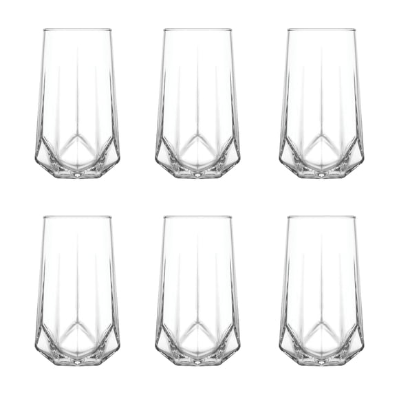 Juego 6 Vasos Dof Old Fashion LAV Modernos Vidrio 460ml
