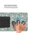 thumbnail image 5 of Disketp Retro Rooster4 Gaming Mouse Mat Long Extended Mouse Pad Desk Mat Non-Slip Rubber Mice Pads Stitched Edges(315.5 x 16 x 0.12 Inches), 5 of 8