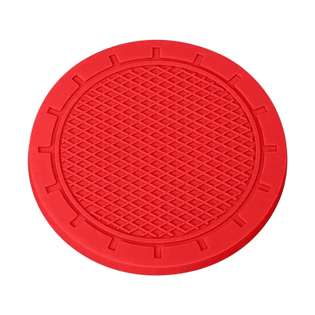 Ohufall 2PC Car Originality Water Cup Mat - Fashion Solid Color Heat Insulation Cup Mat, Honeycomb Car Cup Mat for Table