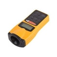 thumbnail image 3 of Ultrasonic Distance Meter Measurer Digital Tape Estimator Measuring Device Area Volume Calculator Hand Held Tool Range 2 to 52ft LCD Backlight with Laser Pointer Yellow, 3 of 5
