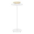 thumbnail image 4 of 55.1in Round Clothing Rack, Clothes Display Rack, Rotatable Garment Rack (White+Log Color), 4 of 13