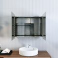 thumbnail image 3 of Miroir de Salle de Bain Élégant avec Portes Doubles, 3 of 4