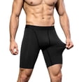thumbnail image 2 of hlysgo Mens Compression Shorts Performance Sport Short Athletic Underwear Workout Running Base Layer Shorts Black,M, 2 of 5