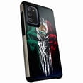 thumbnail image 1 of DALUX Hybrid Slim Phone Case Compatible with Samsung Galaxy A02s (2020) 6.5 inch - Melting Skull Mexico Flag, 1 of 2