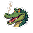 thumbnail image 4 of cartoon Alligator Theme Stickers, Waterproof Alligator Theme Sticker for Water Bottle Laptop Phone Cases Planner Skateboard Luggage Helmet Party Favor Decor, Ideal for Adults Teens Teacher Rewards, 4 of 9