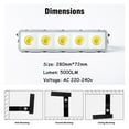 thumbnail image 3 of LED Flood Light 50W Outdoor Lamp Waterproof IP65 Spotlight Wall Lamp Doorway Garage Street Lights, 3 of 7