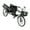 Black-Low cargo container, variant on Retro Metal Three Wheeled Flatbed Truck Model Nostalgic Tricycle Toy for Home Decoration with Carrying Function