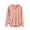 Pink, variant on fatyb Women's Long Sleeve Tops Casual V Neck Cotton Shirts Solid Color Comfortable Blouses for Women