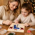 thumbnail image 2 of DIY Christmas Diamond Painting Craft Kit,Christmas Pearl Diamond Painting Art Kit for Kids Beginners Gift,Snowman, 2 of 5