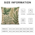 thumbnail image 5 of COMIO  Throw Pillow Cover Green Leaf Floral in Vintage Style Leaves and Herbs Botanical Boxwood Seeded Eucalyptus Fern Decorative Throw Pillow Cushion Case Pillowcase, 5 of 5