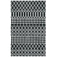 thumbnail image 2 of SAFAVIEH Blossom Aspen Geometric Wool Area Rug, Black/Ivory, 4' x 6', 2 of 8