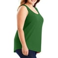 thumbnail image 3 of Admvng Women Tank Tops Fashion Plus Size Solid Round-Neck Loose Sleeveless T-shirt Pullover Tops, 3 of 6