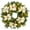 Gold Poinsettia & Balls, variant on CazToi 24 Inch Christmas Wreath with LED Lights Silver Poinsettia & Balls for Front Door