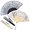 Black&white, variant on 2 Pack Bamboo Silk Folding Fan Handheld, Chinese Vintage Retro Fabric Fans, Black Hand Fan for Performance, Dance, Fighting, Wedding, Church, Party & Gift
