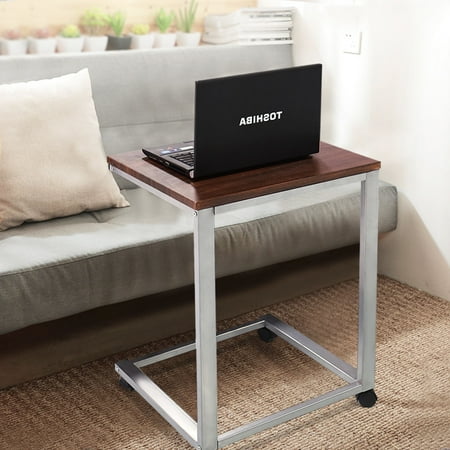 Costway Coffee Tray Sofa Side End Table Lap Stand Tv Snack Ottoman Costway Coffee Tray Sofa Side End Table Lap Stand Tv Snack Ottoman Couch Room Rolling