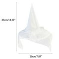 thumbnail image 3 of Popular! Aldult Halloween Witch Hat Mesh Hat Polyester Hat Clearance Ghost, 3 of 5