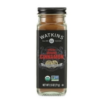 Watkins Gourmet Organic Spice Jar, Ground Cinnamon, 2.5 oz