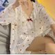 thumbnail image 2 of Pijama femenino con tirantes, conjunto de dos piezas con almohadilla para el pecho, pijama de fresas, servicio a domicilio, lencería pijama de Navidad, 2 of 4