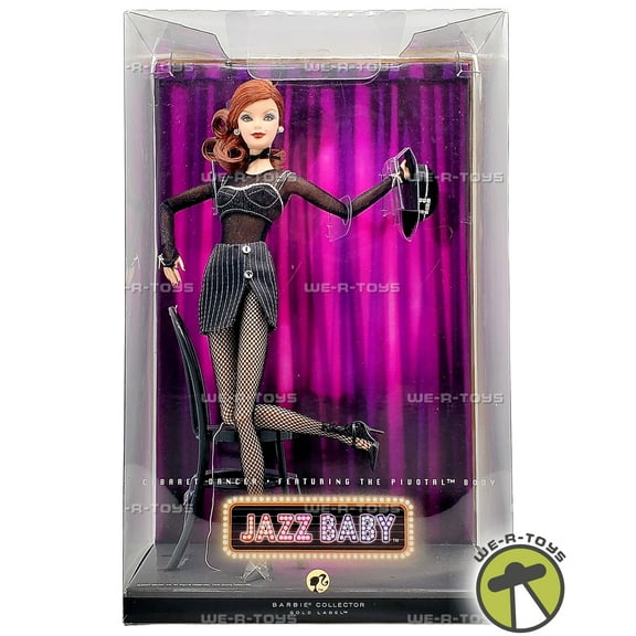 Jazz Baby Cabaret Dancer Barbie Doll Redhead Gold Label 2007 Mattel L6250