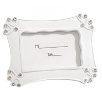 DESIGNICE Vintage Picture Frames,Detail Carving Wall Frames,Space Adornment Family Picture Frame,5.91"X3.94",White