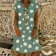 thumbnail image 2 of WTXUE Flowy Dresses for Women, Spring/ Summer Printed Short Sleeve Women's Casual Dress, 2XL, 2 of 4