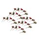 thumbnail image 1 of 30 de flores artificiales de pino de bayas pequeñas falsas de plástico para boda caja de bricolaje decoración de tarjetas de d, 1 of 9