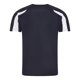 thumbnail image 2 of Just Cool - Camiseta deportiva transpirable tecnología Neoteric™ de manga corta para hombre - Running/Gym/Deporte/Futbol (Azul marino /Blanco polar), 2 of 2