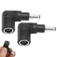 thumbnail image 3 of Power Connector,2pcs DC Angle Adapter Laptop Charging Converter Elbow Cable Adapter Rugged and Tough, 3 of 14