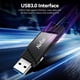 thumbnail image 3 of Netac U336 USB3.0 128GB U Disk Portable High-speed Write Protection USB Flash Drive Wide Compatibility Black, 3 of 5