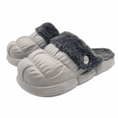 

Wish Fuzzy Winter Slippers For Women Down Slippers Fluffy Winter House Slipper Boots Ladies Memory Foam Indoor Outdoor（7.5-8） S1989