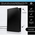 thumbnail image 2 of floating grip wall mount for 1x playstation 5 (ps5 digital/disc edition) | black ropes | display or hide your ps5 on the wall near your tv in the slim yet ultra strong wall mount by floating grip, 2 of 3
