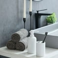 thumbnail image 4 of Mainstays Soft Touch Toothbrush Holder, Rubber coated ceramic, 1 toothbrush holder holds toothbrushes and toothpaste, 4 of 4