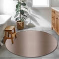 thumbnail image 3 of Round Rugs 3Ft, Brown Ombre Round Area Rug Washable Indoor Throw Carpet, Modern Abstract Art Farmhouse Gradient Small Non Slip Circle Rug for Bedroom Living Room Home Decor Aesthetic, 3 of 8