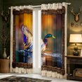 thumbnail image 2 of Manfei Aquatic Bird Pattern Blackout Curtains,Farmhouse Waterfowl Curtains Pack of 2 (42x84 Each), 2 of 6